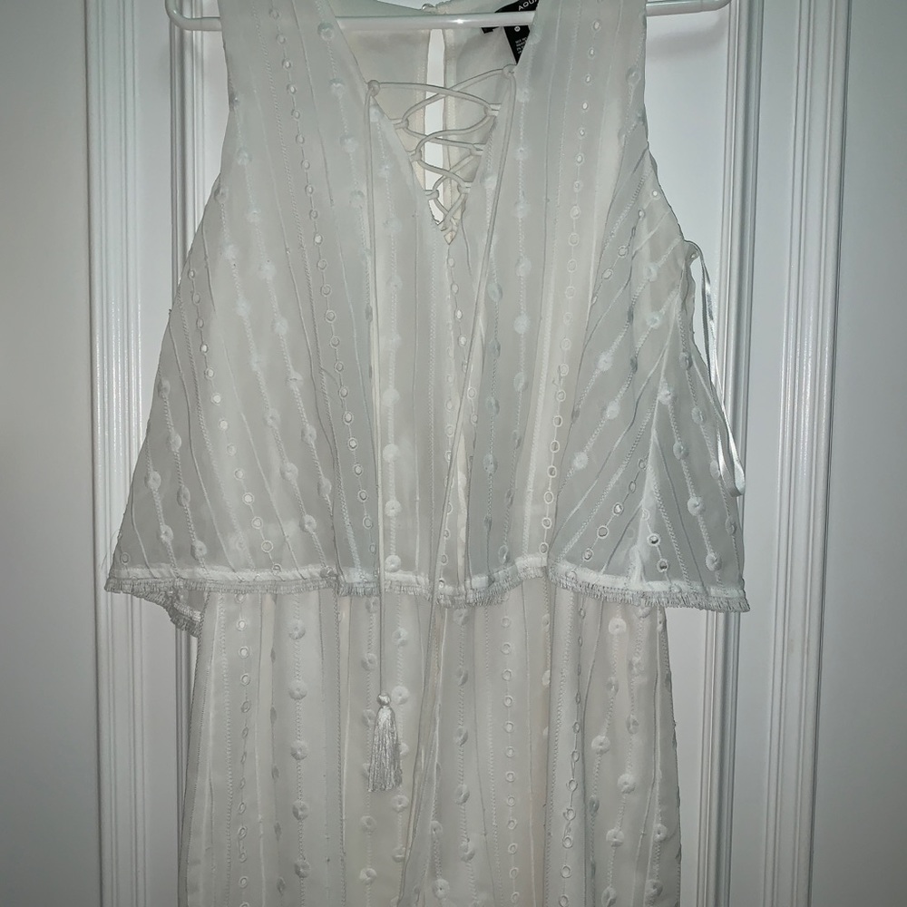 Aqua from Bloomingdales white romper